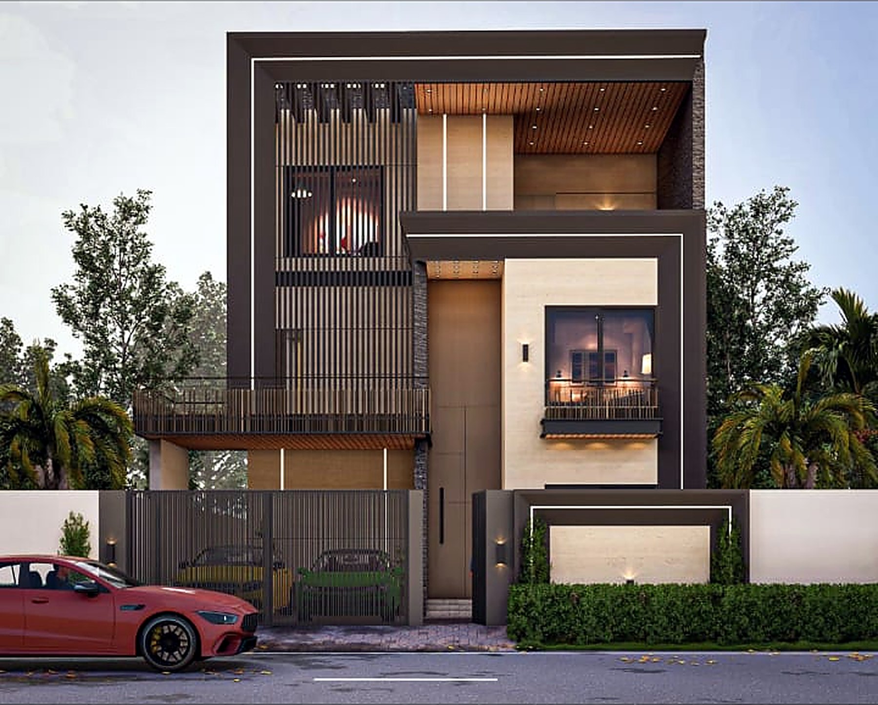 Contemporary residence design by MK Builders