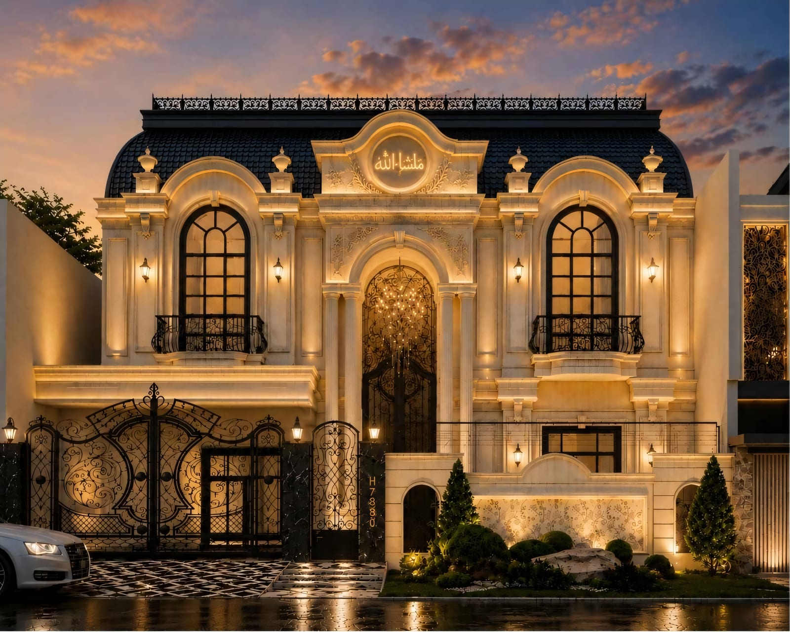 Classical Palace Villa — Residential project by MK Builders